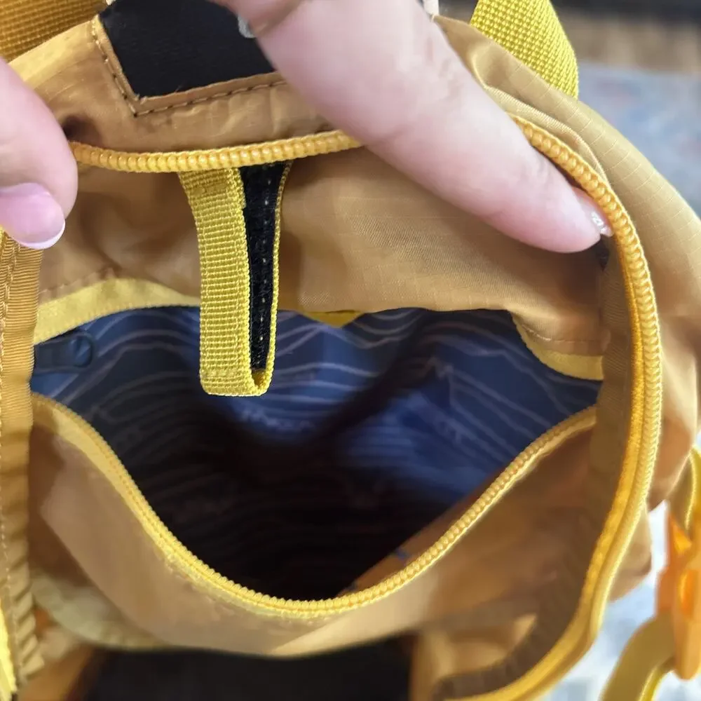 LL Bean Yellow Stowaway Backpack￼